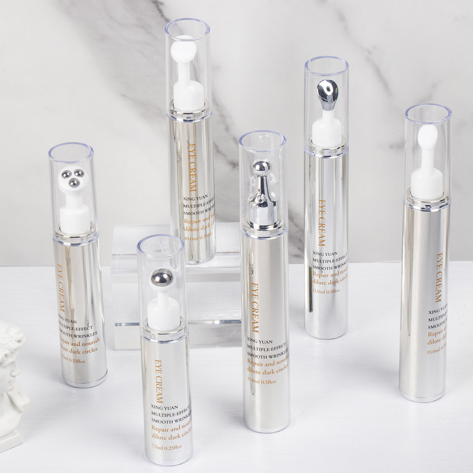 airless eye roller bottle 15ml
