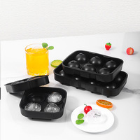 Machine à boules de glace en silicone facile à détacher et flexible à 8 trous