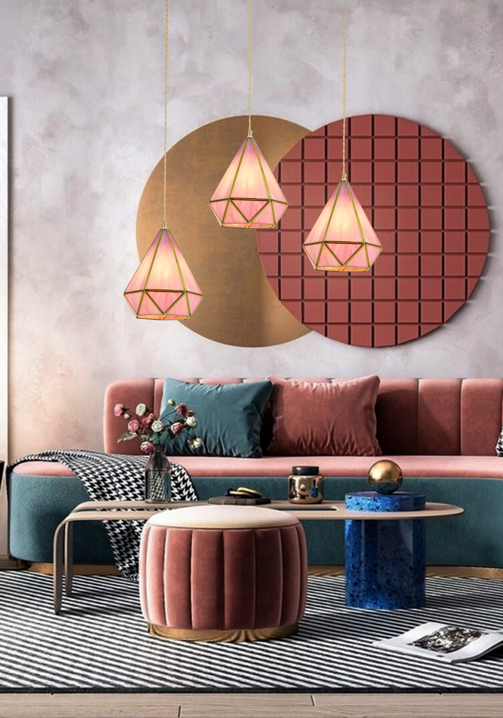 New Product Indoor Decoration Bar Study Room Restaurant Iron Chandelier Modern LED Pendant Light