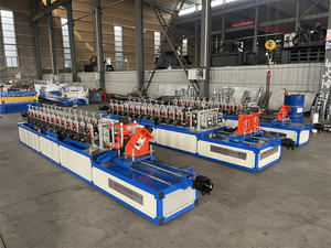 छत ट्रस बनाने मशीन स्टील ट्रैक लाइट कील टोपी सी यू सेक्शन कोल्ड रोल फॉर्मिंग लाइन यू आकार कील रोल बनाने वाली मशीन पीपीजी - Product Image 6