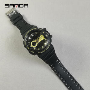 SANDA 3310 <b>Men's</b> <b>Watch</b> Dual Display Quartz Brand Outdoor Sports <b>Watch</b> Waterproof Wristwatch for <b>Men</b> Caja Para Reloj Montre Homme - Product Image 4