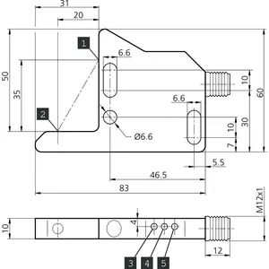 Barrière lumineuse angulaire haute performance OGL50/31P6L-IBS OGLP Power - Product Image 2