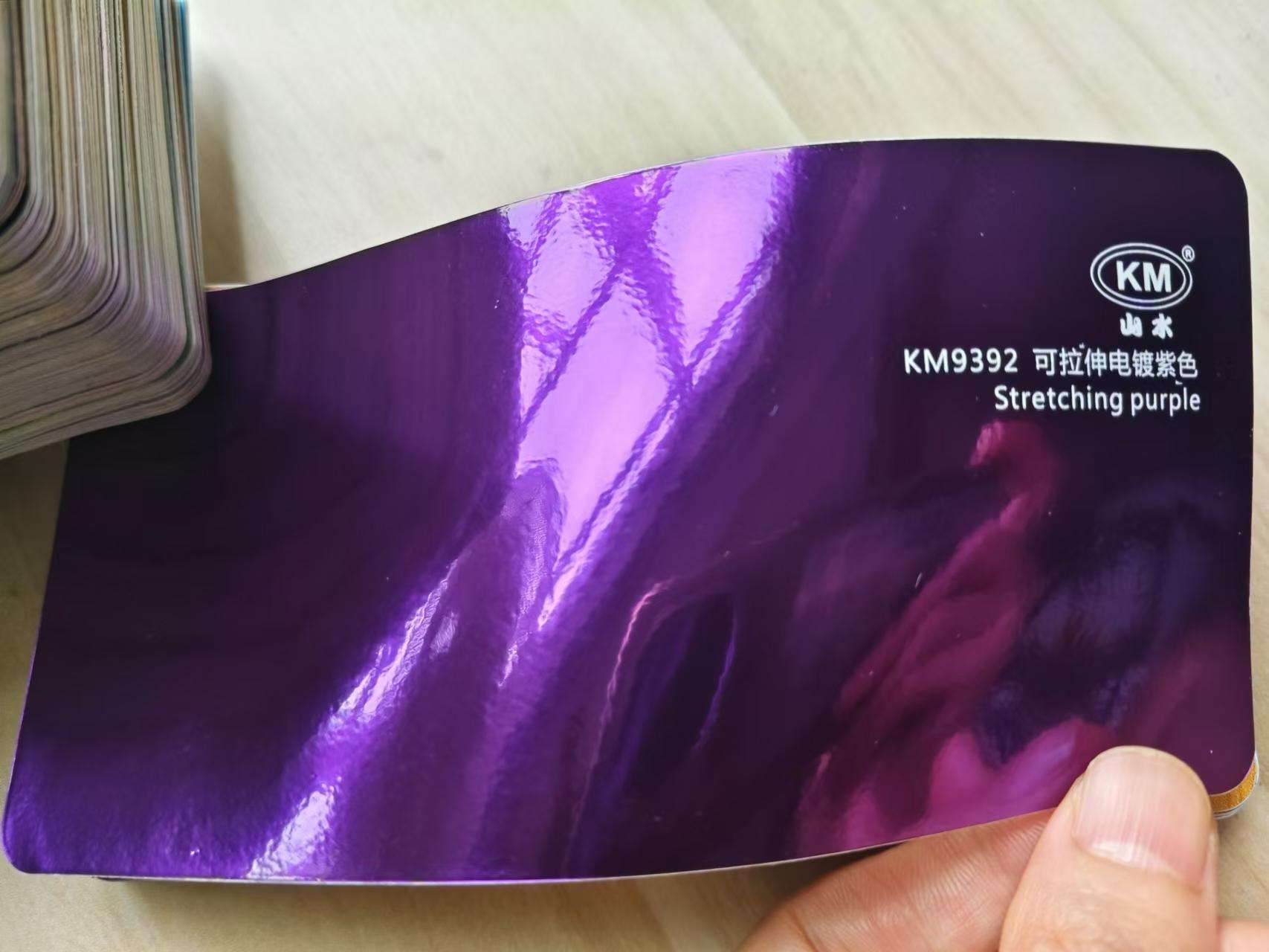 Stretching chrome purple