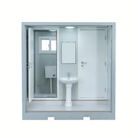 à expédier 	 Maison préfabriquée prête à être expédiée, toilettes en conteneur détachable, assemblage rapide, maison modulaire préfabriquée, maison mobile, mini-maison portable