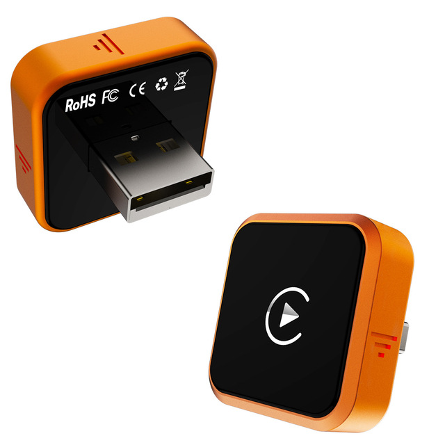 AMT CP027-6 Universal Car Adapter for Apple and Android Cross-border Smart CarPlay Box USB/Wireless Connection