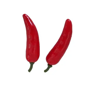 cheap artificial red pepper fake Chilli for kitchen decor
