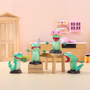 Nine O'Clock Cat Frog Blind Box Toy Figure Cute Desk Ornament Collectible Gift for Office Car Decoration - Product Image 2