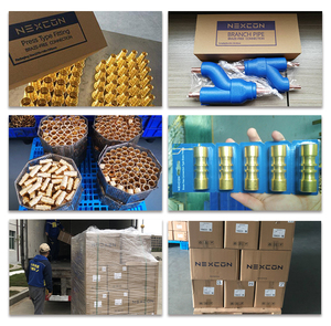 銅プレスカップリングストレートコネクタ配管なし火炎はんだまたはフラックス中国サプライヤー配管銅パイプ継手 - Product Image 6