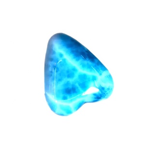 <span class=keywords><strong>Gema</strong></span> Larimar con forma de corazón Natural, gemas sueltas de calidad superior, preciosas, cabujones, gemas de República Dominica - Product Image 3