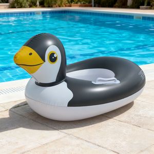 Penguin <b>Inflatable</b> Swimming Ring For Children Pool <b>Float</b> Water Toy - Product Image 1