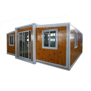Casas Prefabricadas en China para Australia, Contenedor Oficina Plegable de 20 pies, Casa Contenedor Expandible con Remolque - Product Image 1
