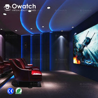 Simulateur de cinéma VR intérieur Owatch, équipement de théâtre de mouvement pour parcs à thème et centres commerciaux