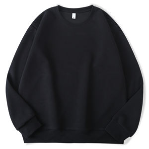 Suéter holgado con hombros caídos, color macarrón, ropa para clases al aire libre, para grupos de amigas, con logo personalizado, transpirable, a la moda. - Product Image 2