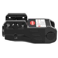 Nouvelle lunette laser tactique rechargeable sous-compacte 635-650nm pour la chasse en plein air, viseur de visée laser rouge
