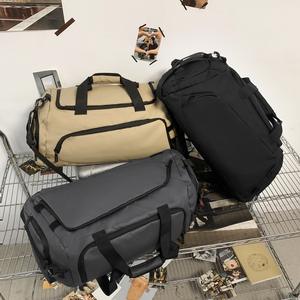 Sac de voyage unisexe, sport, natation, fitness, grande capacité, séparation sec/humide, imperméable, polyester, sensation haut de gamme, pour courts séjours - Product Image 5