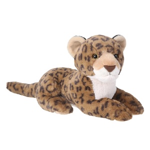 Jouets en peluche léopard des neiges réalistes, mascotte de simulation, jouets en peluche léopard sauvage sur mesure - Product Image 4