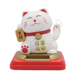 ของเล่นกาชาปองที่จำหน่ายในตู้กาชาปอง ชุด "<span class=keywords><strong>แมว</strong></span>กวัก" ของเล่นพลังงานแสงอาทิตย์แบบโบกมือ - Product Image 5