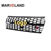 Accessoires 4x4 Grille avant en plastique ABS avec éclairage LED pour Land Cruiser Prado 150 Modèle 2018-2023