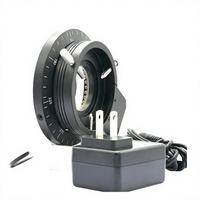 Anneau lumineux polarisé 120 LED 30000lx 0-100% dimmable pour inspection microscopique en alliage d'aluminium MSS-A-LED120PZ