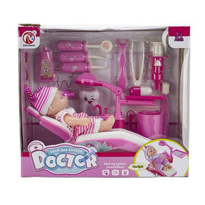 EPT mainan Dokter, 14 buah Set mainan dokter gigi anak-anak prasekolah pendidikan medis dokter Set bermain mainan dokter gigi - Product Image 1