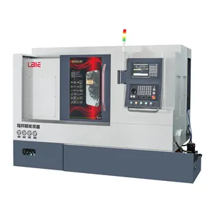 Máquina de torneamento CNC horizontal de 3 eixos com tecnologia toptech de alto padrão de qualidade China