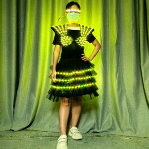 Disfraz creativo LED brillante para mujer; Traje de actuación de baile para Bar KTV Atmosphere Liquor Prop - Product Image 6