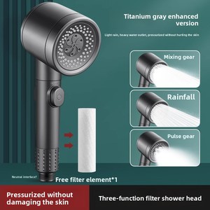 All'ingrosso soffioni doccia a pioggia ad alta pressione Set di accessori per rubinetto da bagno con docce a mano - Product Image 5