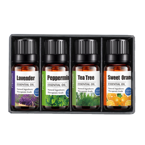 Venta de fabricantes en Stock Aceite esencial cosmético Cuidado DE LA PIEL Rosa Lavanda Aceite de árbol de té Juego de aceites esenciales puros - Product Image 2