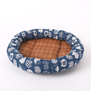 Cool Summer Nest Mat for Medium and Large Pets <strong>Fashionable</strong> Animal Pattern Cooling Sofa <strong>Bed</strong> for <strong>Dogs</strong> Cats Teddy <strong>Dog</strong> Vine Mat - Product Image 1