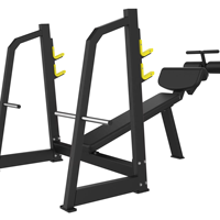 Équipement de fitness commercial MMD, banc d'extension abdominal et dorsal horizontal réglable, chaise romaine, équipement de fitness