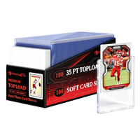 Étui de protection pour cartes sportives, emballage haut de gamme, Toploader personnalisé, paquets de Toploader pour collection de cartes de baseball et Pokémon