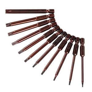 Yunbei Yb Torx <b>Screwdriver</b> <b>Bits</b> 75mm <b>Set</b> 11 Pcs For Diy Repair Tools - Product Image 2
