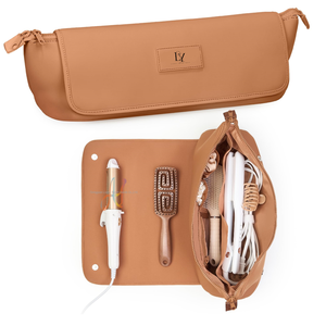 Bolsa <span class=keywords><strong>de</strong></span> Viaje <span class=keywords><strong>de</strong></span> Neopreno Personalizada <span class=keywords><strong>de</strong></span> Fábrica SIN STOCK con Bolsillos Interiores y Tapete Resistente al Calor para Planchas y Alisadores <span class=keywords><strong>de</strong></span> Cabello - Product Image 1
