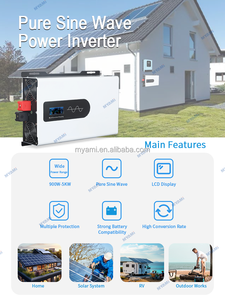 Inversor de Corriente MYAMI de 900W para Sistemas Fuera de Red, Onda Sinusoidal Pura, Convertidor de 12v/24v/48v/60v/72v, Frecuencia 50/60Hz, Potencia Pico de 1800W para Automóvil - Product Image 2
