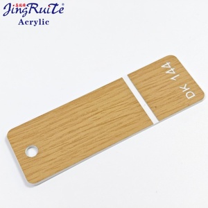 Lámina acrílica de alto impacto, láser de dos colores, tablero de plástico duradero de dos colores <span class=keywords><strong>con</strong></span> servicio de <span class=keywords><strong>corte</strong></span> para señalización y exhibición - Product Image 1