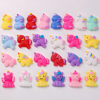 Jouet à presser licorne mochi kawaii, mini, coloré, souple, en caoutchouc/matériau TPR, 4-5 cm, pour soulager le stress, cadeaux d'anniversaire