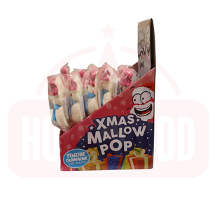 Holeywood 4D Noël Délicat Bonhomme De Neige Guimauve Sucette Mixte Boîte De Bonbons À Saveur De Fruits Emballage Doux Dent <span class=keywords><strong>Plaisir</strong></span> - Product Image 3