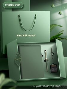 دفتر ملاحظات فاخر للبيع بالجملة من جلد البولي يوريثولر A5 مع قلم وUSB من العروض التجارية - Product Image 6