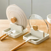 Vente en gros Comptoir de cuisine Marmite Porte-couvercle Repose louche Spatule Cuisinière Repose-ustensiles Comptoir Multifonction Gadget Rack
