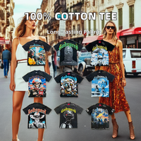 T-shirt Homme Original 100% Coton Manches Courtes Uni Vintage Oversize Épaules Tombantes Hip Hop Écologique Séchage Rapide