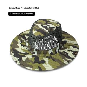 Sombreros <span class=keywords><strong>de</strong></span> Camuflaje Tácticos, Sombreros <span class=keywords><strong>de</strong></span> Pesca, Senderismo <span class=keywords><strong>y</strong></span> Camping para Hombre, Gorra <span class=keywords><strong>de</strong></span> Sniper, Protección Solar - Product Image 2