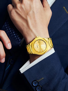 TOMI T302 - Juego de <span class=keywords><strong>4</strong></span> Relojes de Pulsera de Cuarzo Luminosos para Hombre, con Fecha, Estilo Ejecutivo, Correa de Acero Inoxidable, Anillo, Broche, Juego de Regalo - Product Image 6