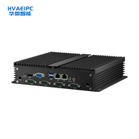Mini Computadora Industrial Integrada HVAEIPC de 12.ª Generación |   Doble LAN, Múltiples Puertos Seriales, 4GB de RAM, 256GB de Almacenamiento, Sistema Operativo Integrado, Bluetooth