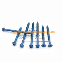 MALAXY RUSPERT Tornillos De Hormigon De Cabeza Hexagonal Phillips 1/4 3/16 C1022, 1000 Horas Azul O Blanco