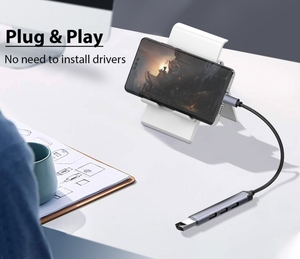 LDNIO DS-34U 4 In 1 çoklu port 4 port <span class=keywords><strong>USB</strong></span> <span class=keywords><strong>3.0</strong></span> alüminyum alaşım HUB adaptörü bilgisayar transferi veri için <span class=keywords><strong>USB</strong></span> HUB adaptörü - Product Image 6