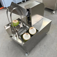 Automatische Kokosnoot Halveerder, Hoge Efficiëntie, Commerciële Elektrische Kokosnootsnijder voor de Verwerking van Kokoswater en -vlees