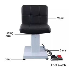 Silla Elevadora Shanghai Fltek WZ-C para Optometría, Recorrido de 150 mm, Altura de 780-930 mm, para Clínica Oftalmológica, Modelo WZ-C, Rango de Altura de la Silla WZ-C - Product Image 2