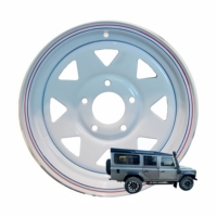 Jante en alliage d'aluminium rétro pour Land Rover Defender 90 110 130 Series, style Land Rover, roue tout-terrain