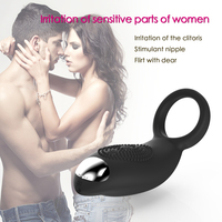 Nouvel Anneau Pénien Vibrant Amélioré, Anneaux de Pénis Vibrants, Jouet Sexuel pour Homme, Retardateur d'Éjaculation, OEM/ODM, Impression de Logo, Vente en Gros, Usine
