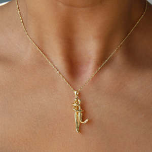 Collar Romántico Chapado en Oro de 18K, Collar Abrazador Impermeable para el Día de San Valentín - Product Image 5